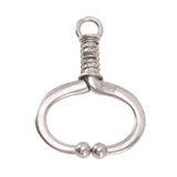 Cattle Nose Ring Durable Stainless Steel Cattle Ring Spherical Cattle Ring Clamp Traction for Home Farm HL Q4D