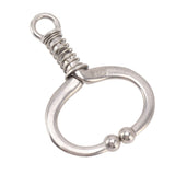 Cattle Nose Ring Durable Stainless Steel Cattle Ring Spherical Cattle Ring Clamp Traction for Home Farm HL Q4D - Close-Up Angle
