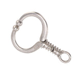 Cattle Nose Ring Durable Stainless Steel Cattle Ring Spherical Cattle Ring Clamp Traction for Home Farm HL Q4D