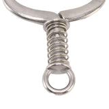 Cattle Nose Ring Durable Stainless Steel Cattle Ring Spherical Cattle Ring Clamp Traction for Home Farm HL Q4D