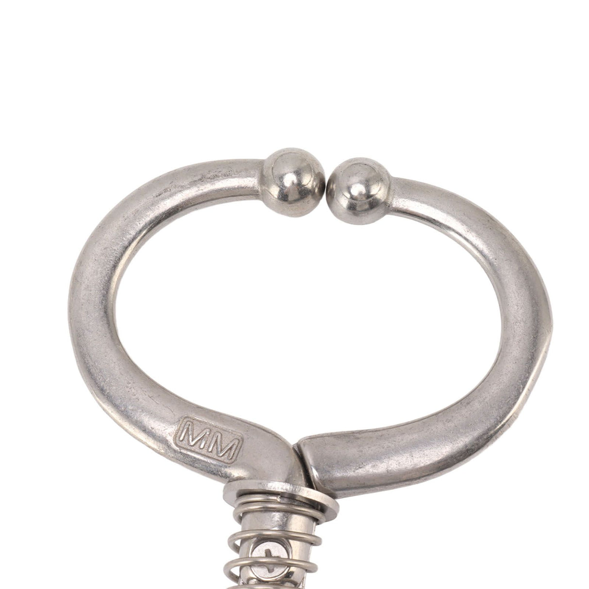 Cattle Nose Ring Durable Stainless Steel Cattle Ring Spherical Cattle Ring Clamp Traction for Home Farm HL Q4D