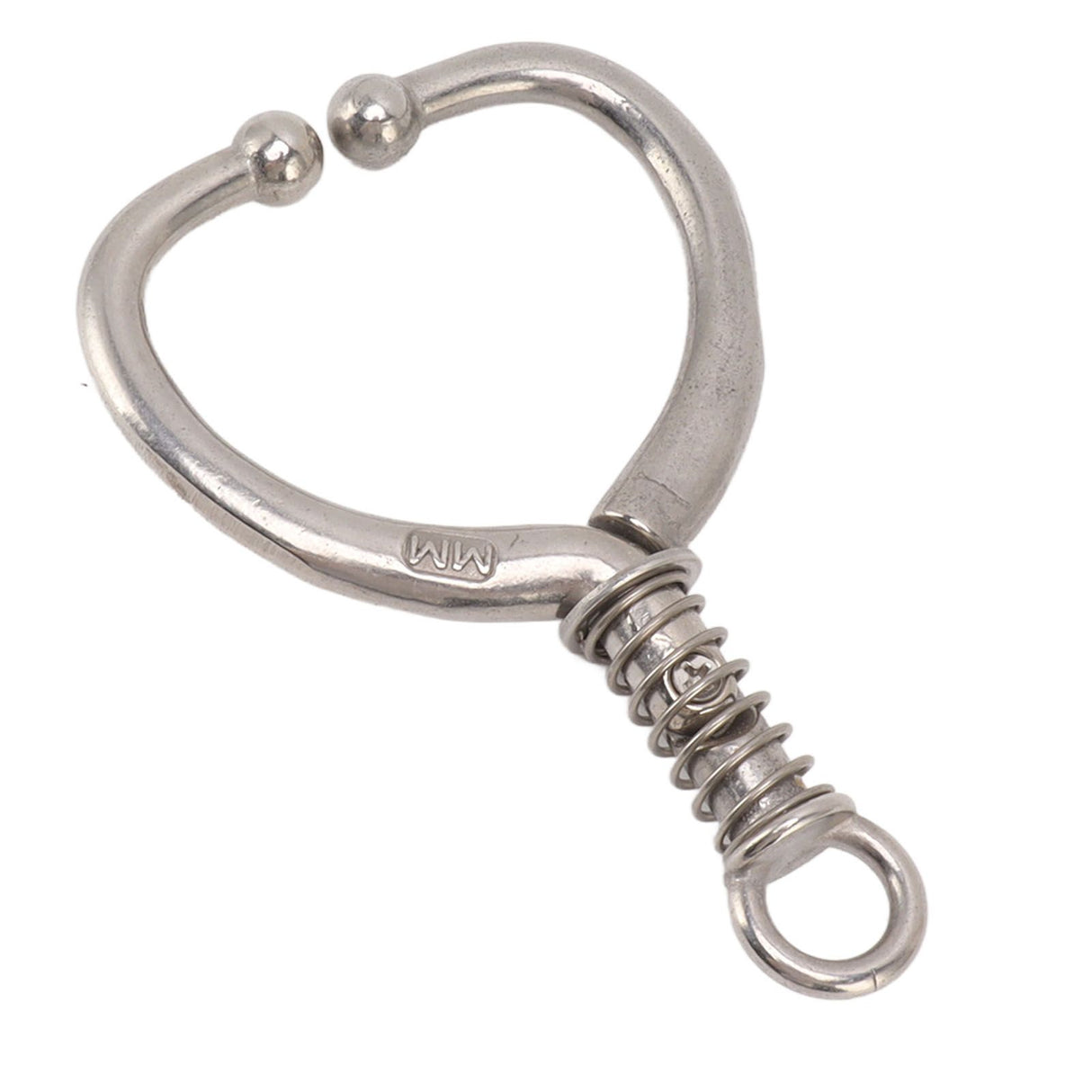 Cattle Nose Ring Durable Stainless Steel Cattle Ring Spherical Cattle Ring Clamp Traction for Home Farm HL Q4E