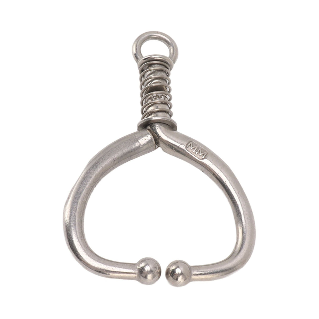 Cattle Nose Ring Durable Stainless Steel Cattle Ring Spherical Cattle Ring Clamp Traction for Home Farm HL Q4E
