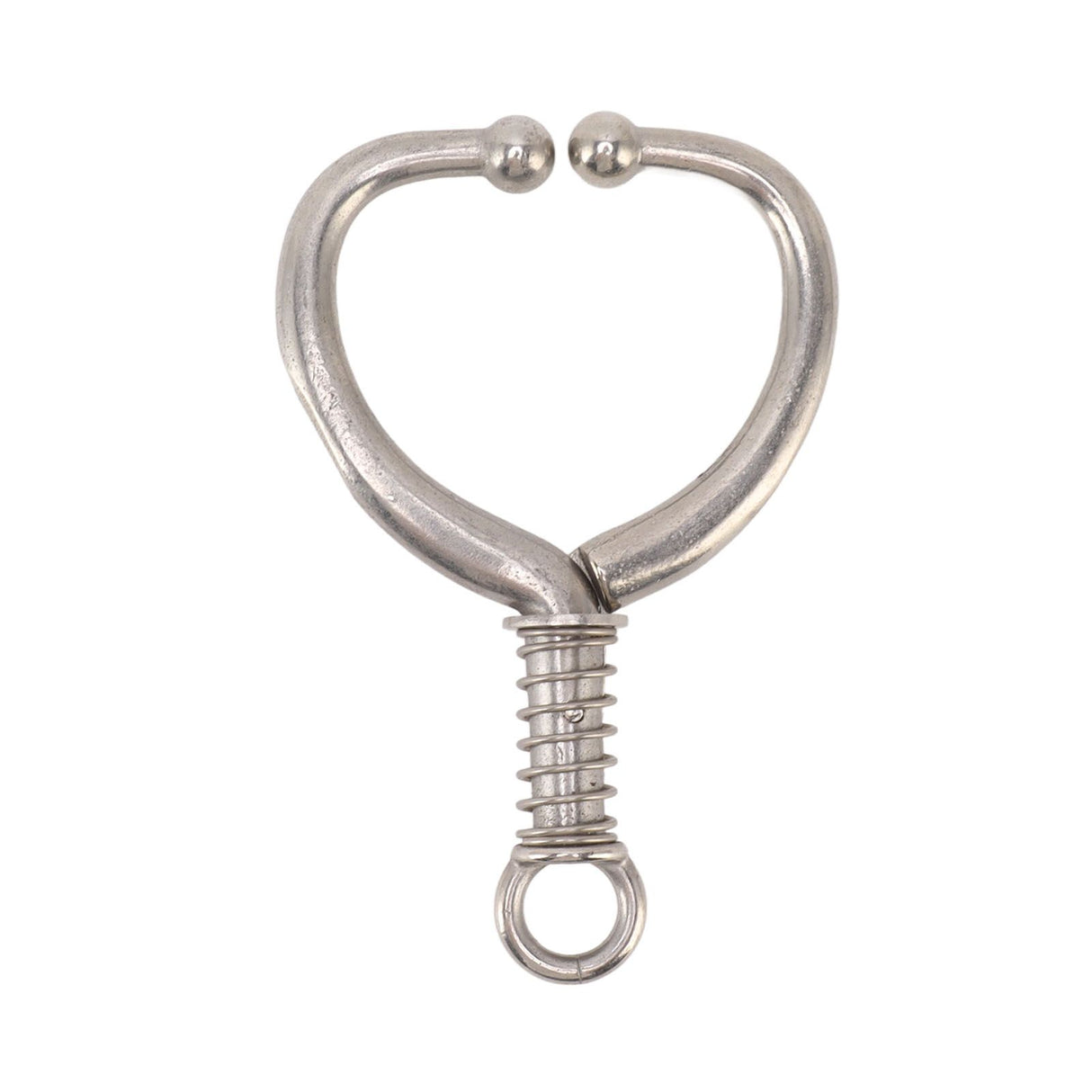 Cattle Nose Ring Durable Stainless Steel Cattle Ring Spherical Cattle Ring Clamp Traction for Home Farm HL Q4E