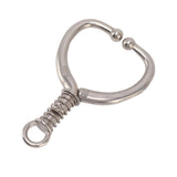 Cattle Nose Ring Durable Stainless Steel Cattle Ring Spherical Cattle Ring Clamp Traction for Home Farm HL Q4E