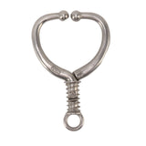 Cattle Nose Ring Durable Stainless Steel Cattle Ring Spherical Cattle Ring Clamp Traction for Home Farm HL Q4E