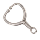 Cattle Nose Ring Durable Stainless Steel Cattle Ring Spherical Cattle Ring Clamp Traction for Home Farm HL Q4E