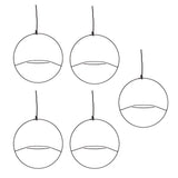 5pcs Hanging Planter Holder Rust Proof Decorative Metal Hanging Flower Pot Basket for Living Room Indoor Garden Balcony - Extra Image