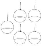 5pcs Hanging Planter Holder Rust Proof Decorative Metal Hanging Flower Pot Basket for Living Room Indoor Garden Balcony - Extra Image