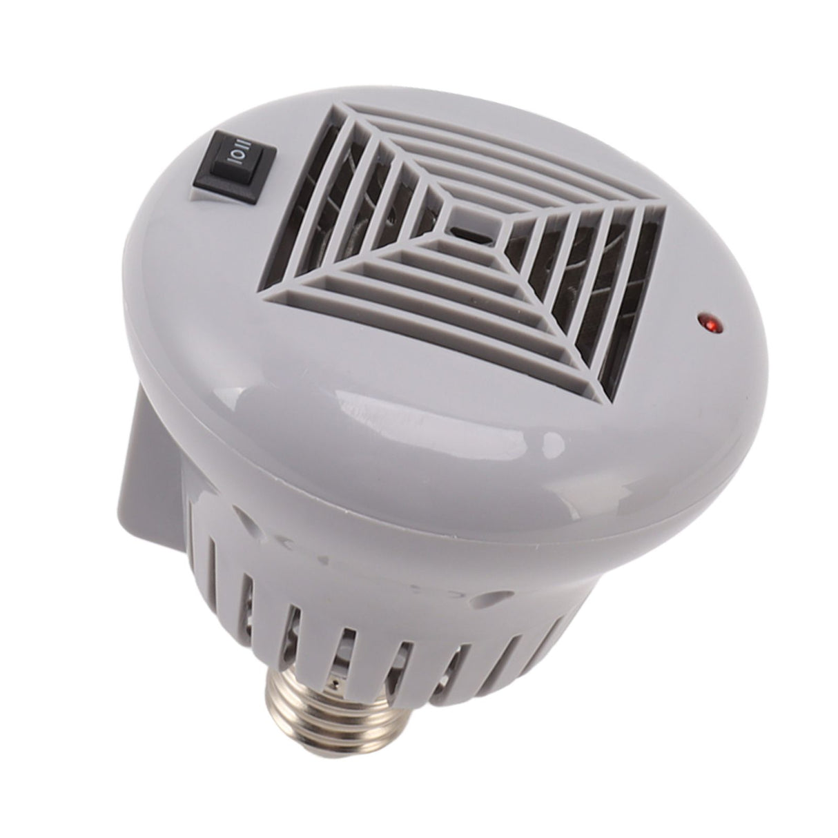 E27 50W to 100W Pet Heating Bulb with Grey Housing 220V 3 Gears Adjustable Basking Light Bulb for Reptile Small Pet Box