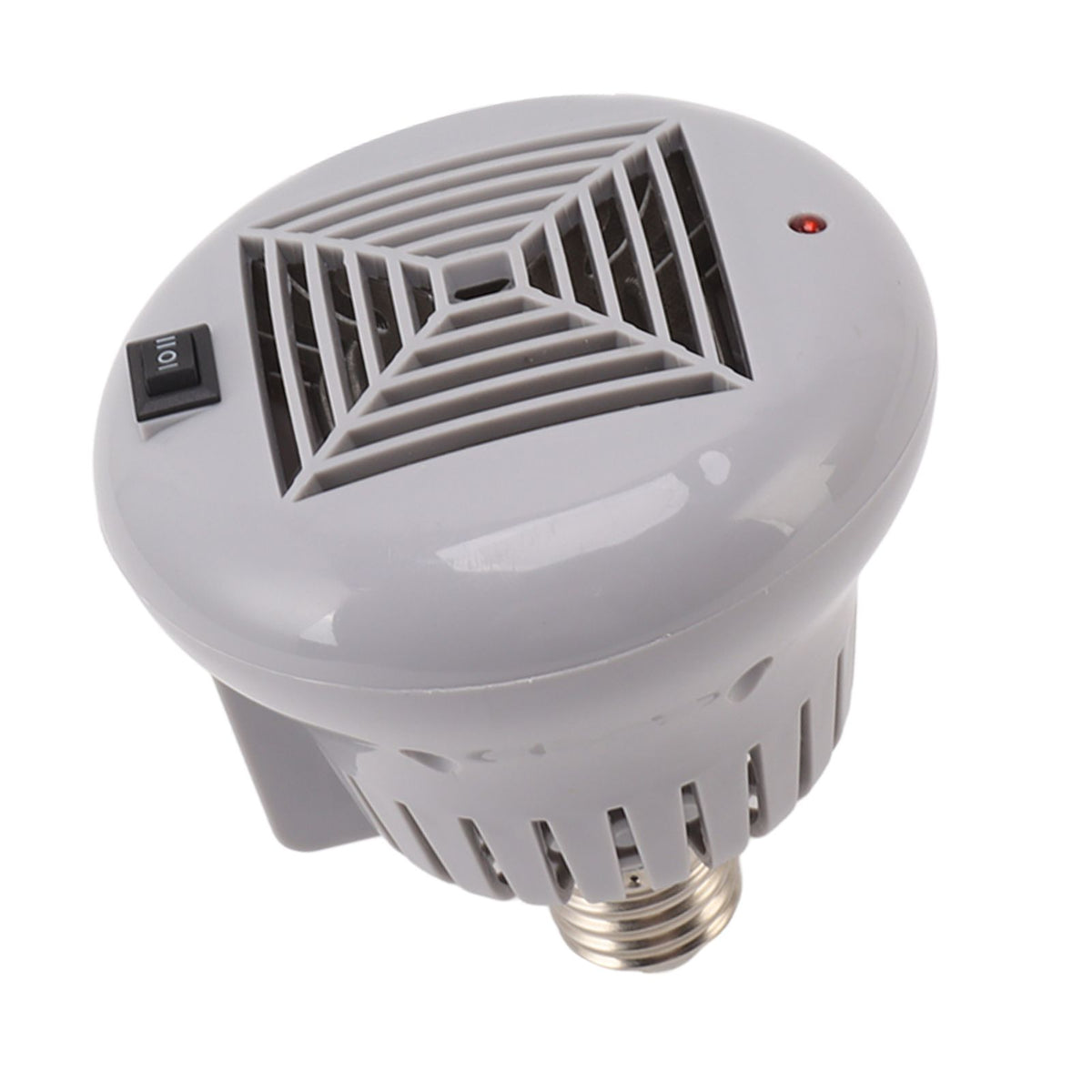E27 50W to 100W Pet Heating Bulb with Grey Housing 220V 3 Gears Adjustable Basking Light Bulb for Reptile Small Pet Box