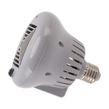 E27 50W to 100W Pet Heating Bulb with Grey Housing 220V 3 Gears Adjustable Basking Light Bulb for Reptile Small Pet Box - 45-Degree Angle