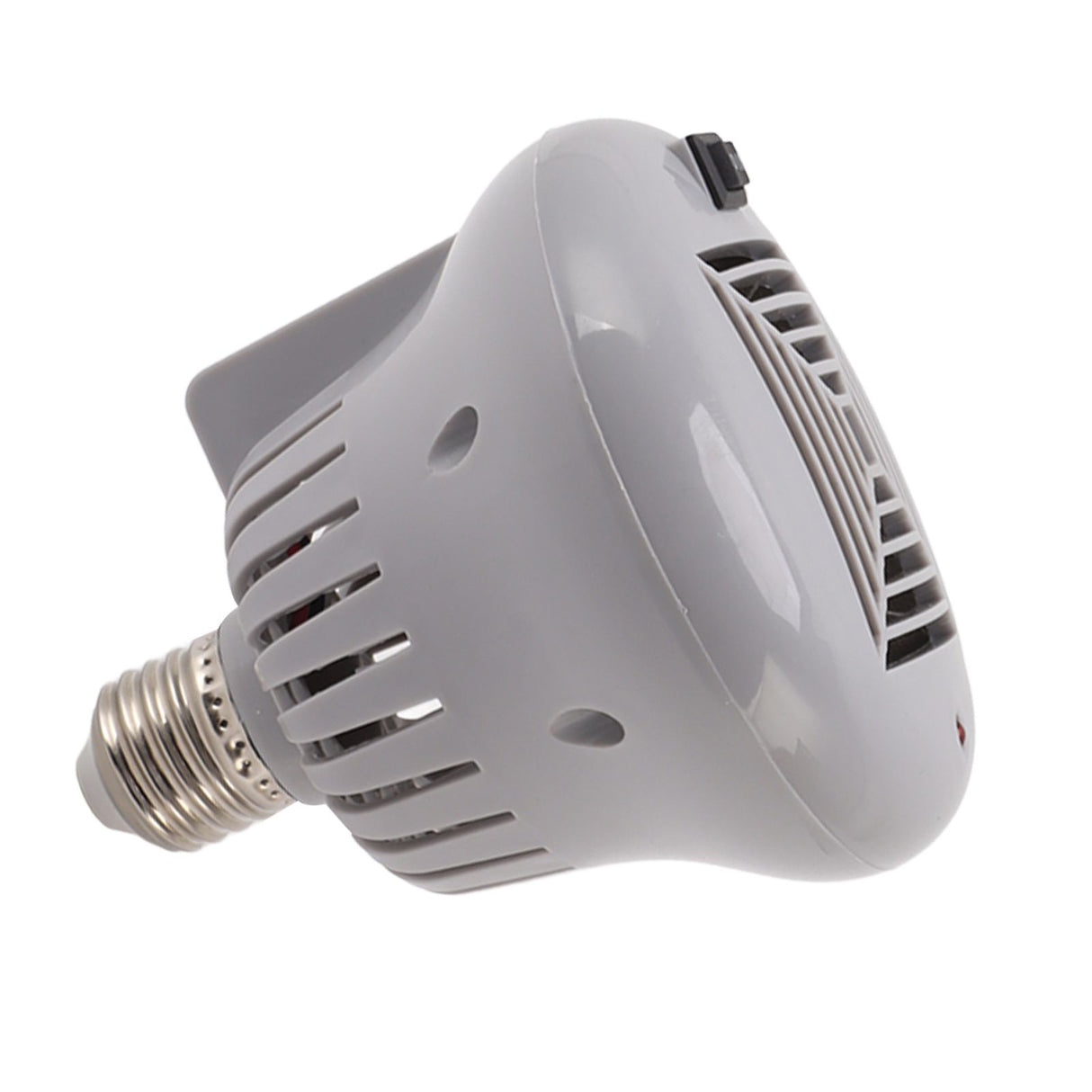 E27 50W to 100W Pet Heating Bulb with Grey Housing 220V 3 Gears Adjustable Basking Light Bulb for Reptile Small Pet Box