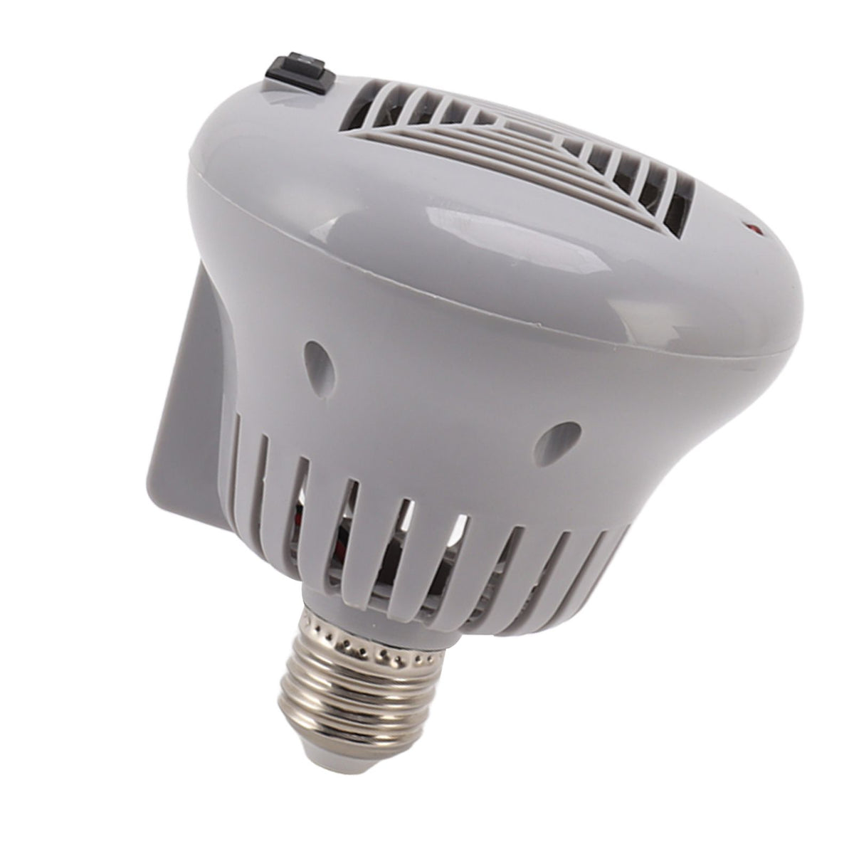 E27 50W to 100W Pet Heating Bulb with Grey Housing 220V 3 Gears Adjustable Basking Light Bulb for Reptile Small Pet Box