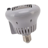 E27 50W to 100W Pet Heating Bulb with Grey Housing 220V 3 Gears Adjustable Basking Light Bulb for Reptile Small Pet Box