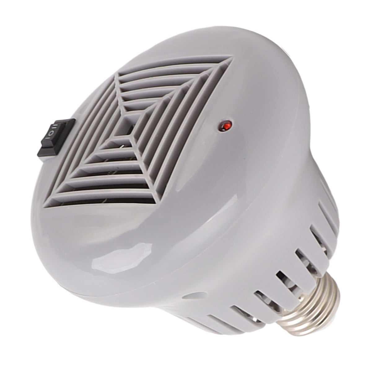 E27 50W to 100W Pet Heating Bulb with Grey Housing 220V 3 Gears Adjustable Basking Light Bulb for Reptile Small Pet Box