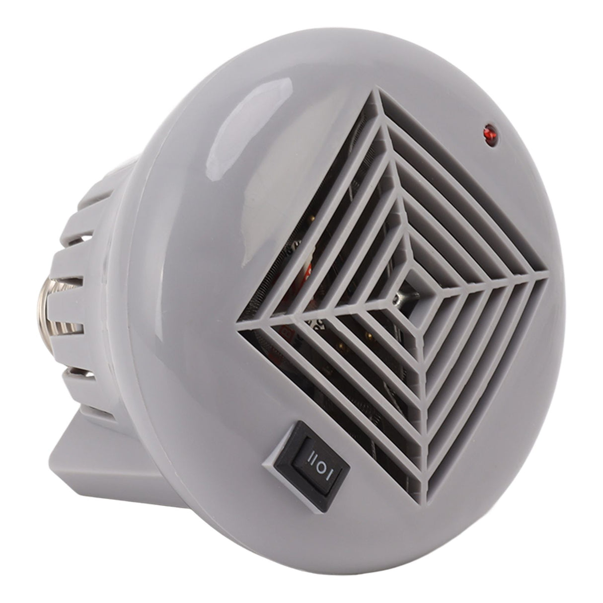 E27 50W to 100W Pet Heating Bulb with Grey Housing 220V 3 Gears Adjustable Basking Light Bulb for Reptile Small Pet Box
