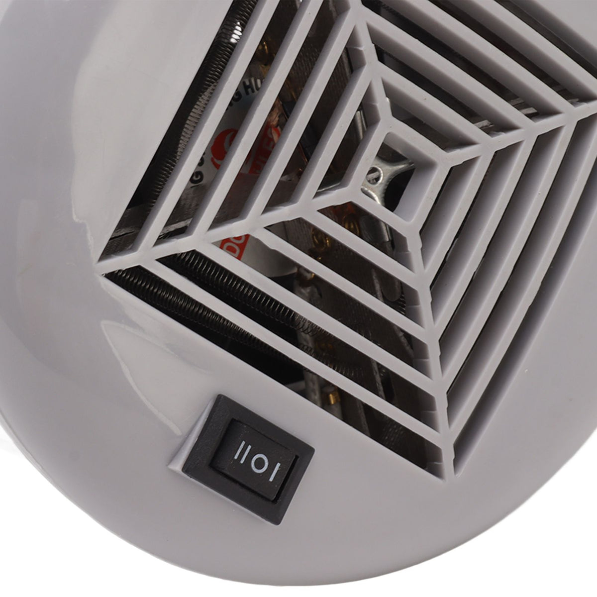 E27 50W to 100W Pet Heating Bulb with Grey Housing 220V 3 Gears Adjustable Basking Light Bulb for Reptile Small Pet Box