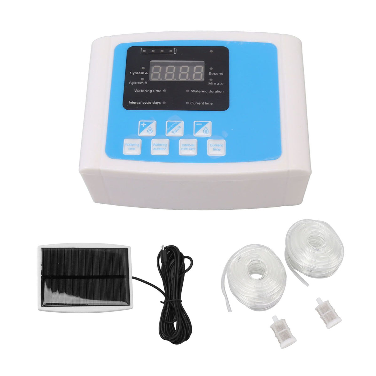 Automatic Watering System Durable Garden Automatic Watering Device Timer Drip Irrigation Kit for Garden Yard Farm 20m Tube