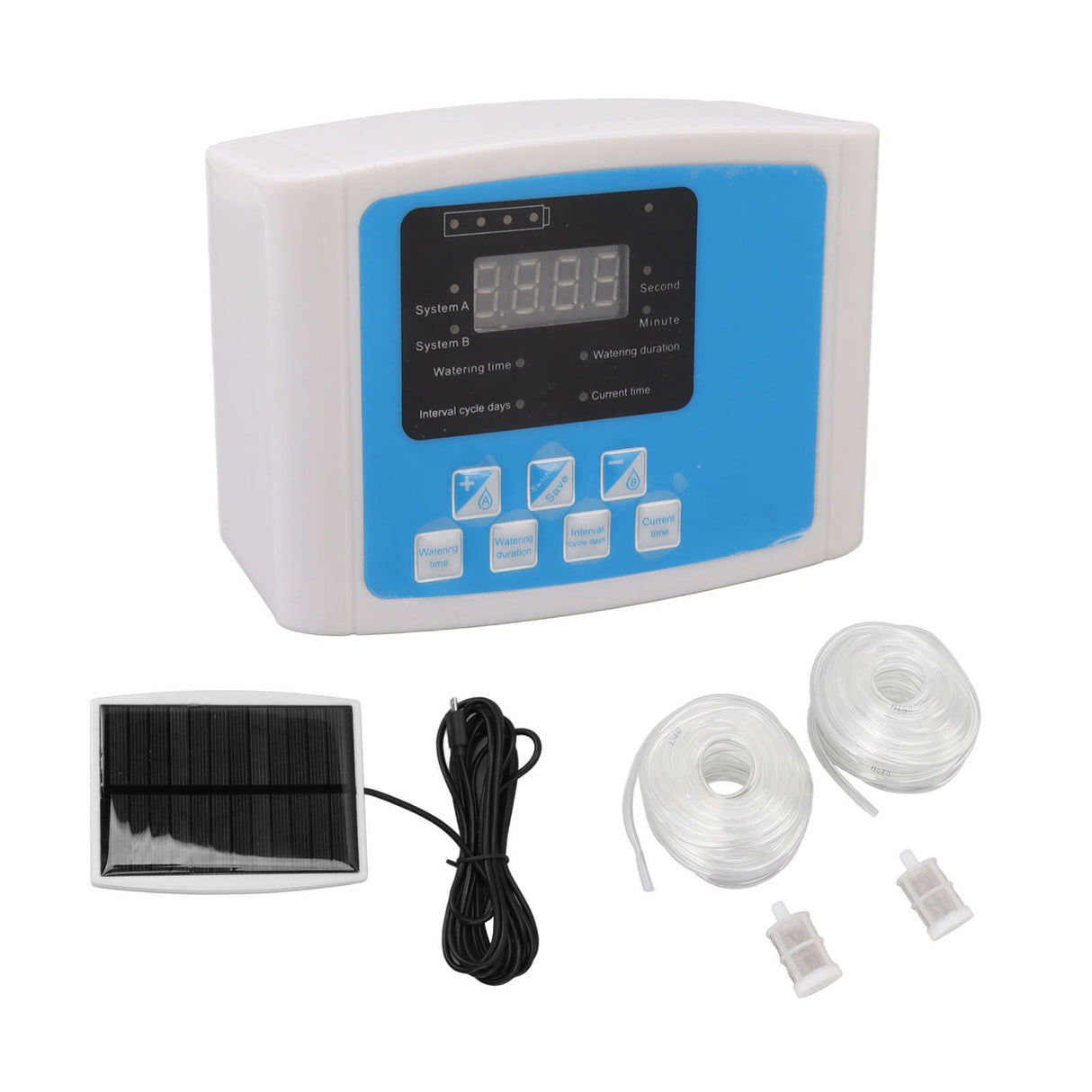 Automatic Watering System Durable Garden Automatic Watering Device Timer Drip Irrigation Kit for Garden Yard Farm 20m Tube