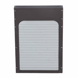 Automatic Chicken Coop Door Metal with Timer Battery Powered for Farm Poultry Habitat Supplies Brown - Front View