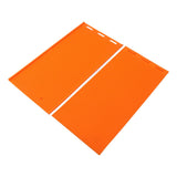 2 Sheets 5.4mm Silicone Beeswax Mold Beeswax Foundation Press Embosser Honeycomb Sheets Mold Bee Keeping Supplies Orange