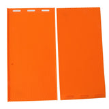 2 Sheets 5.4mm Silicone Beeswax Mold Beeswax Foundation Press Embosser Honeycomb Sheets Mold Bee Keeping Supplies Orange