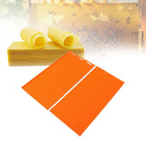 2 Sheets 5.4mm Silicone Beeswax Mold Beeswax Foundation Press Embosser Honeycomb Sheets Mold Bee Keeping Supplies Orange