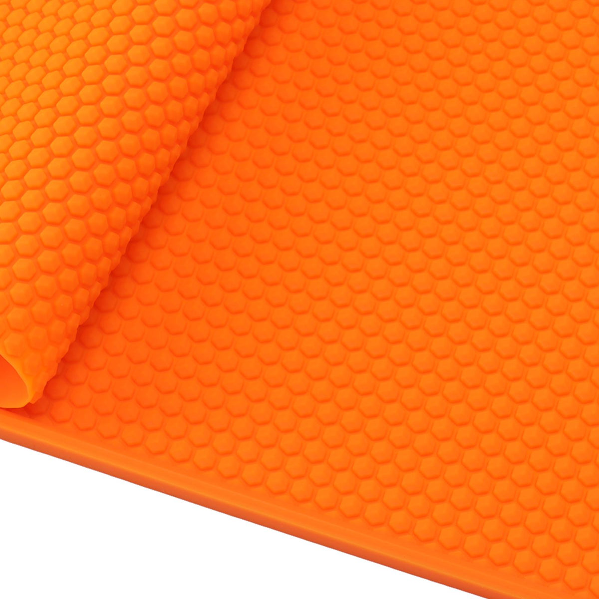 2 Sheets 5.4mm Silicone Beeswax Mold Beeswax Foundation Press Embosser Honeycomb Sheets Mold Bee Keeping Supplies Orange