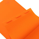 2 Sheets 5.4mm Silicone Beeswax Mold Beeswax Foundation Press Embosser Honeycomb Sheets Mold Bee Keeping Supplies Orange