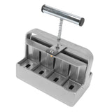 Soil Blocker with Comfortable Handle Manual 8 Cell Soil Block Maker for Outdoor Plants Gardening - Rear View