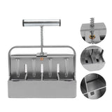 Soil Blocker with Comfortable Handle Manual 8 Cell Soil Block Maker for Outdoor Plants Gardening