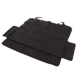 Dog Car Seat Cover Soft Waterproof Oxford Cloth Breathable Foldable Car Back Seat Cover for Pet Dogs Cats Travel Camping - Rear View