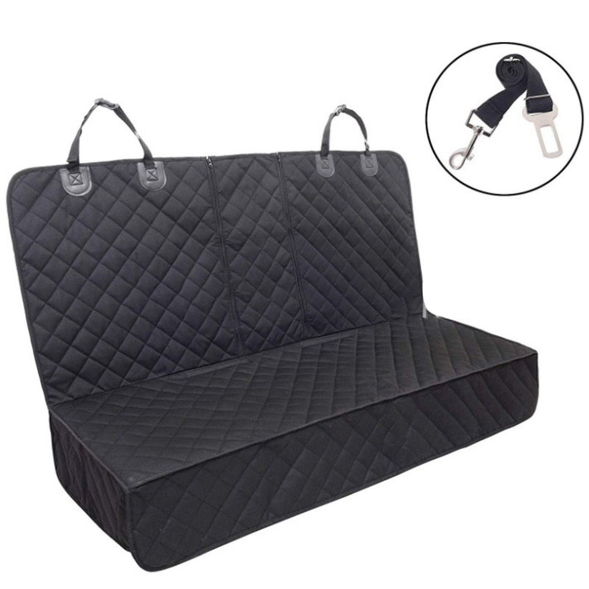 Dog Car Seat Cover Soft Waterproof Oxford Cloth Breathable Foldable Car Back Seat Cover for Pet Dogs Cats Travel Camping