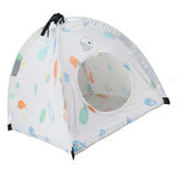 Pet Tent Cartoon Print Detachable Washable Portable Cat Tents for Cats Puppy Small Pets