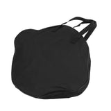Baking Tray Storage Bag Oxford Cloth Wear Resistant Metal Zipper Nylon Handle Frying Pan Bag for Picnic Camping L - Side View