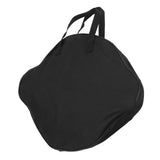 Baking Tray Storage Bag Oxford Cloth Wear Resistant Metal Zipper Nylon Handle Frying Pan Bag for Picnic Camping L