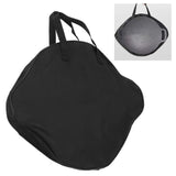 Baking Tray Storage Bag Oxford Cloth Wear Resistant Metal Zipper Nylon Handle Frying Pan Bag for Picnic Camping L