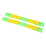 2PCS Bee Door Sliding Guards Beehive Entrance Reducer Beekeeping Gate Anti Escape Frame Vents 37.5cm / 14.8in - Top-Down View
