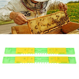 2PCS Bee Door Sliding Guards Beehive Entrance Reducer Beekeeping Gate Anti Escape Frame Vents 37.5cm / 14.8in