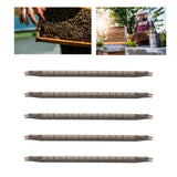 5Pcs Queen Bee Cell Cup Bar Kit with Frame 15 Holes Plastic Rearing Cage Box Beekeeping Equipments Cultivating Tools