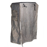 Bird Cage Cover Waterproof Windproof Breathable Birdcage Cover with Mesh Window Seed Catcher for Parrots Parakeets - Side View