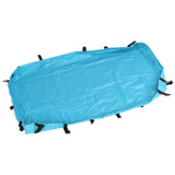 Hamster Cage Bottom Cover Breathable Removable Waterproof Leakproof Pet Cage Bottom Liner Chassis Cover for Guinea Pig Blue - Side View