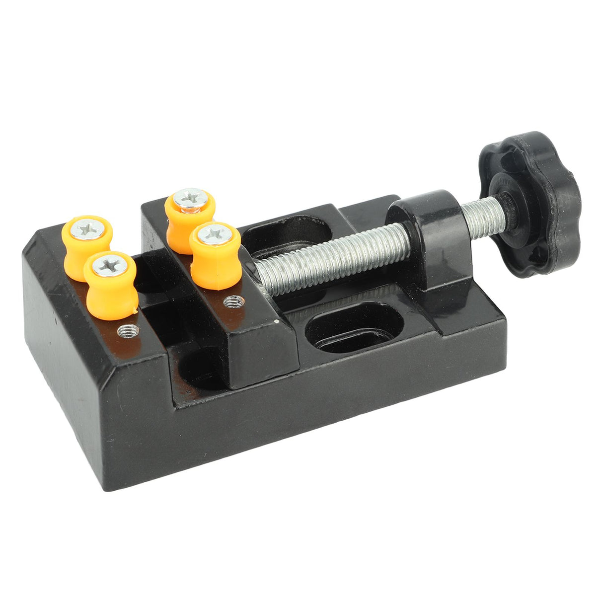 Mini Bench Vice Clamp Aluminum Alloy Mini Flat Clamp Opening Parallel Table Vise for DIY Sculpture Craft Carving Tool