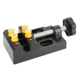 Mini Bench Vice Clamp Aluminum Alloy Mini Flat Clamp Opening Parallel Table Vise for DIY Sculpture Craft Carving Tool - Top-Down View