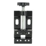 Mini Bench Vice Clamp Aluminum Alloy Mini Flat Clamp Opening Parallel Table Vise for DIY Sculpture Craft Carving Tool