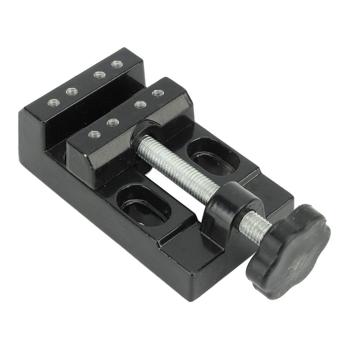 Mini Bench Vice Clamp Aluminum Alloy Mini Flat Clamp Opening Parallel Table Vise for DIY Sculpture Craft Carving Tool