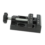 Mini Bench Vice Clamp Aluminum Alloy Mini Flat Clamp Opening Parallel Table Vise for DIY Sculpture Craft Carving Tool