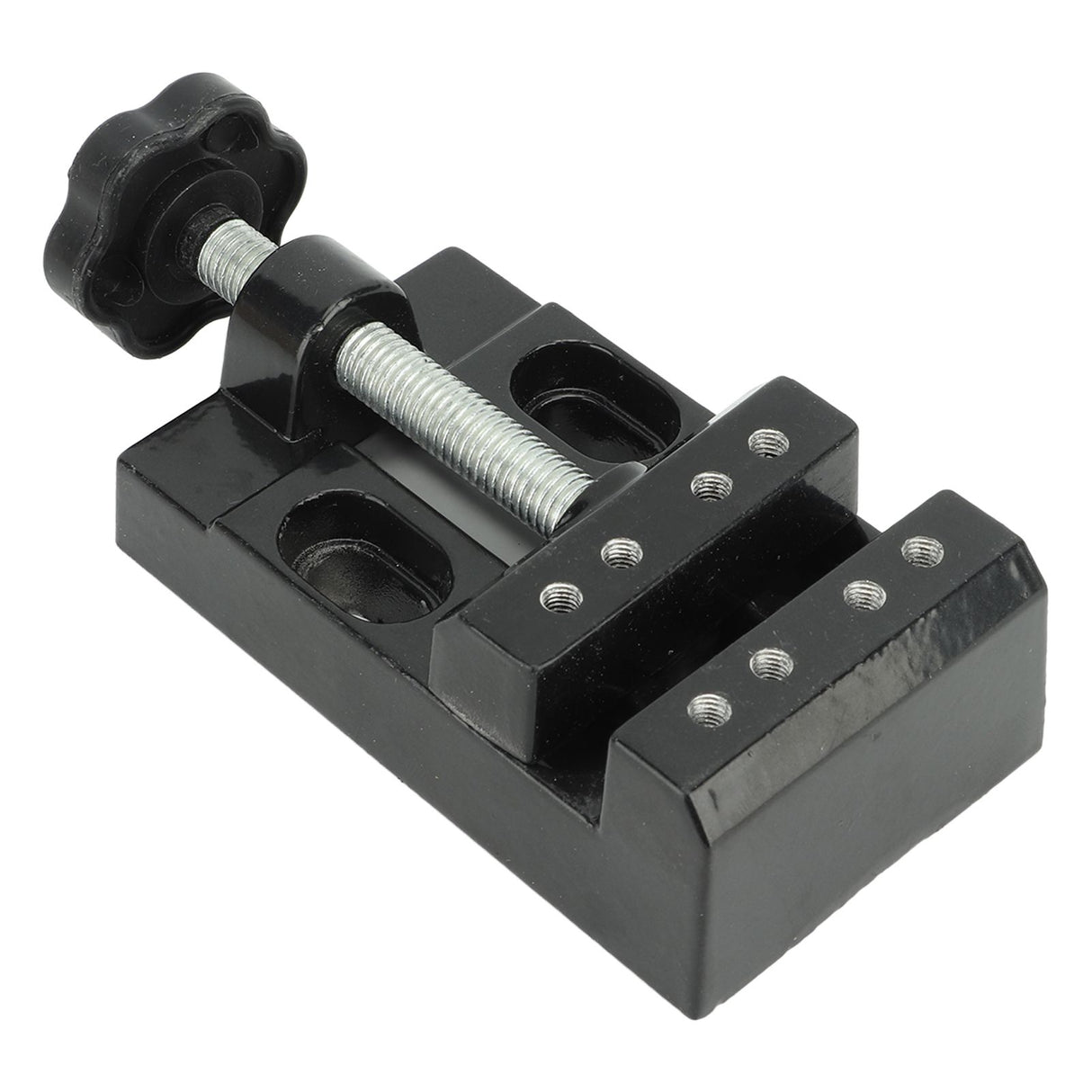 Mini Bench Vice Clamp Aluminum Alloy Mini Flat Clamp Opening Parallel Table Vise for DIY Sculpture Craft Carving Tool
