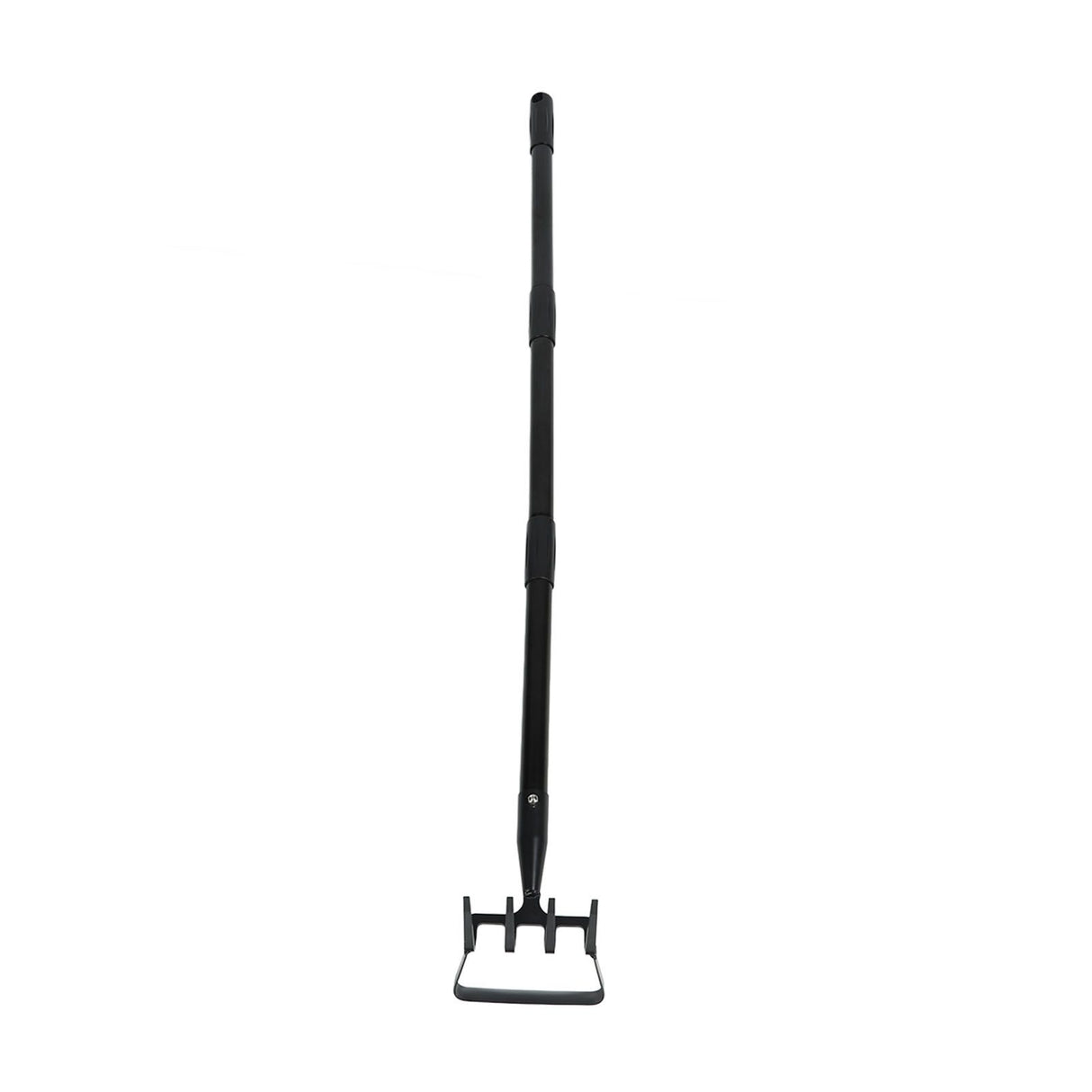 Weeding Rake Adjustable Length Stainless Steel Ergonomic Handle Hand Rake Garden Tool for Cultivating Loosening 3 Sections